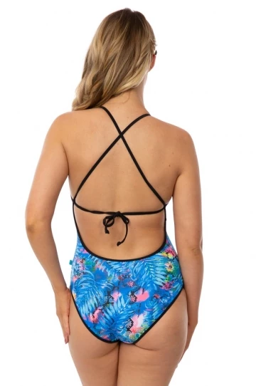 Salty Ink Desert Palm One Piece Blue 2 Salty Ink Desert Palm One Piece Blue - Image 2