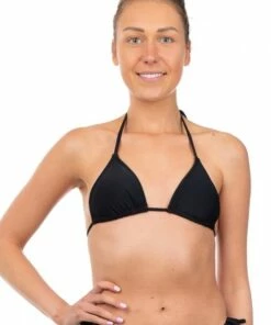 Salty Ink Plain Slide Tri Black