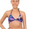 Salty Ink Las Palmas Wrap Front Bra Neon