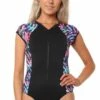 Salty Ink Wildside Sunsuit Black/Multi