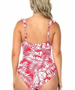 Sea Level Morocco Frill One Piece Black -Cheap Swimweargalore Store slvsl1040mo sea level morocco frill one piece back 1