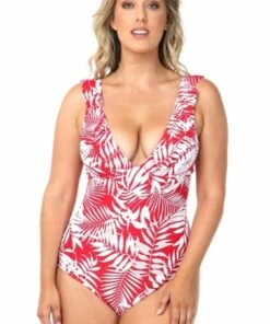 Sea Level Morocco Frill One Piece Black -Cheap Swimweargalore Store slvsl1040mo sea level morocco frill one piece front 1
