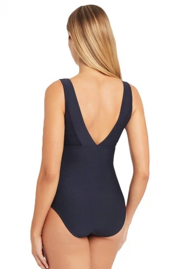 Sea Level Amazing Lace Cross Front One Piece Night Sky 2 Sea Level Amazing Lace Cross Front One Piece Night Sky - Image 2