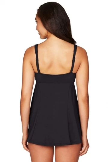 Sea Level Square Neck Swim Dress Black 2 Sea Level Square Neck Swim Dress Black - Image 2
