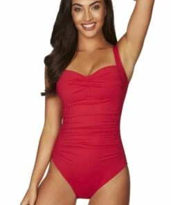 Sea Level Twist Front One Piece Black -Cheap Swimweargalore Store slvsl2976p.600 sea level twist front one piece 1 1