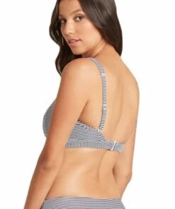 Sea Level Positano Stripe Square Neck Bra Aqua -Cheap Swimweargalore Store slvsl3006po sea level positano stripe square neck bra night sky1 1 2