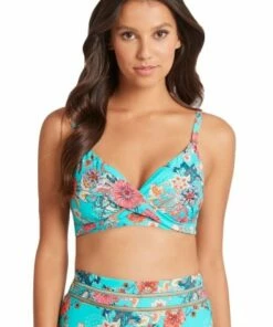 Sea Level Dominica DD/E Cup Twist Front Bra Aqua