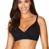 Sea Level Plains DD/E Cup Twist Front Bra Black