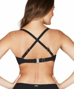 Sea Level Riviera Rib DD/E Cup Twist Front Bra Rose -Cheap Swimweargalore Store slvsl3008rr.001 sea level riviera rib dd ecup twist front bra2 1