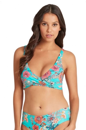 Sea Level Dominica Cross Front Bra Aqua 1 Sea Level Dominica Cross Front Bra Aqua