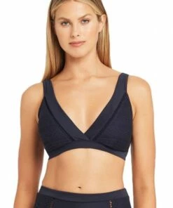 Sea Level Amazing Lace D/DD Cup Bralette Night Sky