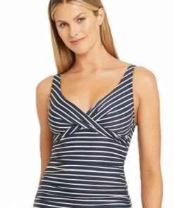 Sea Level Chamarel Cross Front Tankini Separate Night Sky