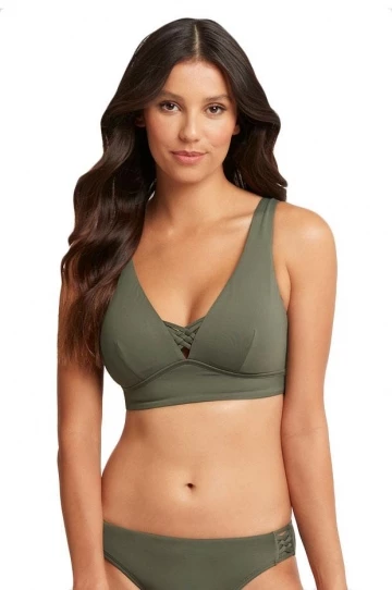 Sea Level Bella Long Line Tri Khaki 1 Sea Level Bella Long Line Tri Khaki