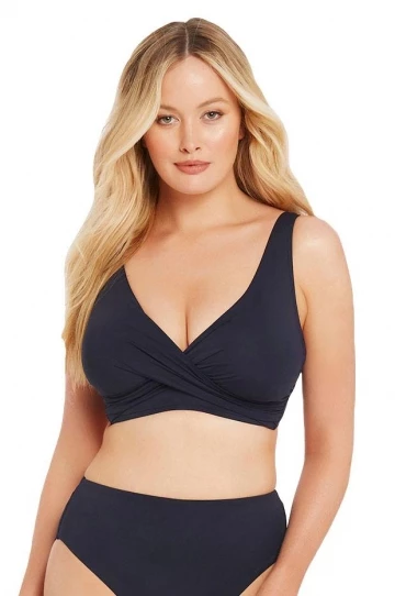 Sea Level Plains G Cup Cross Front Bra Black 1 Sea Level Plains G Cup Cross Front Bra Black