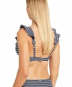 Sea Level Chamarel Bonded Frill Bra Night Sky -Cheap Swimweargalore Store slvsl3330cm.406 sea level chamarel bonded frill bra1