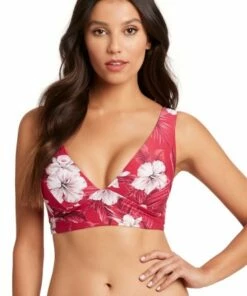 Sea Level Tropicale Tri Bra Red