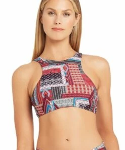 Sea Level Arielle High Neck Bra Night Sky