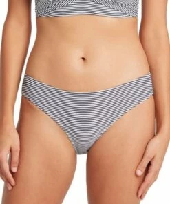 Sea Level Positano Stripe Regular Bikini Pant Night Sky