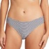 Sea Level Positano Stripe Regular Bikini Pant Night Sky