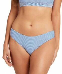 Sea Level Positano Stripe Regular Bikini Pant Night Sky -Cheap Swimweargalore Store slvsl4009po.438 sea level positano stripe regular bikini pant 2
