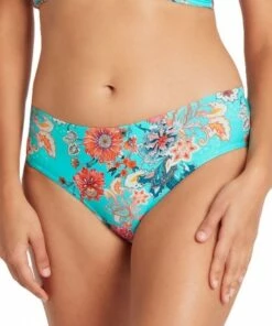 Sea Level Dominica Mid Bikini Pant Aqua