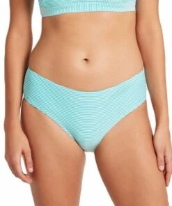 Sea Level Positano Stripe Mid Bikini Pant Night Sky -Cheap Swimweargalore Store slvsl4015po sea level positano stripe mid bikini pant aqua 2