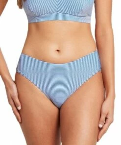 Sea Level Positano Stripe Mid Bikini Pant Night Sky -Cheap Swimweargalore Store slvsl4015po.438 sea level positano stripe mid bikini pant 2