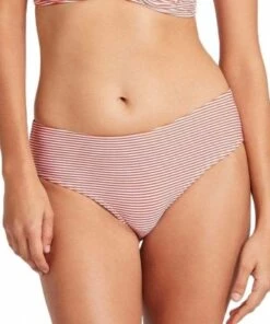Sea Level Positano Stripe Mid Bikini Pant Night Sky -Cheap Swimweargalore Store slvsl4015po.800 sea level positano stripe mid bikini pant 3