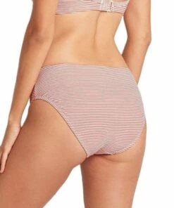Sea Level Positano Stripe Mid Bikini Pant Night Sky -Cheap Swimweargalore Store slvsl4015po.800 sea level positano stripe mid bikini pant1 3