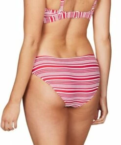Sea Level Tulum Stripe Mid Bikini Pant Red/White -Cheap Swimweargalore Store slvsl4015tl.940 sea level tulum stripe mid bikini pant2 1