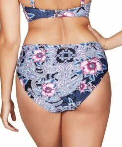 Sea Level Marrakesh Twist Band Mid Pant Night Sky -Cheap Swimweargalore Store slvsl4092mk.406 sea level marrakesh twist band mid pant back