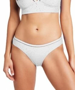 Sea Level Chantilly Regular Bikini Pant Azure -Cheap Swimweargalore Store slvsl4105cn.100 sea level chantilly regular bikini pant