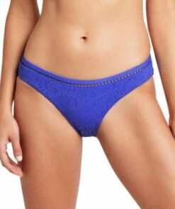 Sea Level Chantilly Regular Bikini Pant Azure