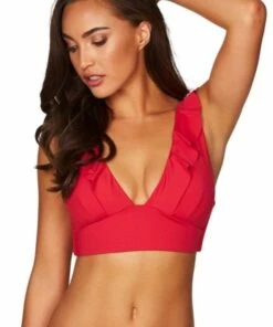 Sea Level Plains Frill Bra Black -Cheap Swimweargalore Store slvsl4140p sea level plains frill bra 1 1 1 1