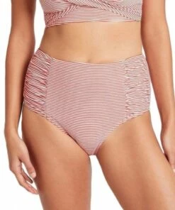 Sea Level Positano Stripe High Waist Pant Aqua -Cheap Swimweargalore Store slvsl4140po.800 sea level positano stripe high waist pant