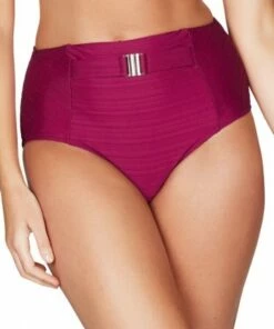 Sea Level Casablanca Belted High Waist Pant Ruby -Cheap Swimweargalore Store slvsl4245cb.608 sea level casablanca belted high waist pant front