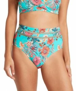 Sea Level Dominica High Waist Pant Aqua