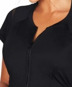 Sea Level Plains Short Sleeve Rashie Black -Cheap Swimweargalore Store slvsl5059p sea level plains short sleeve rashie 3 1