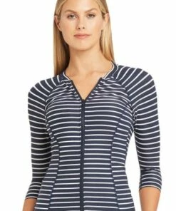 Sea Level Chamarel 3/4 Sleeve Suntop Night Sky