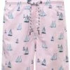 Snapper Rock Mens Sail Away Boardshort Pale Pink