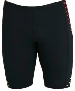 Speedo Mens Tech Panel Jammer Black/Orange