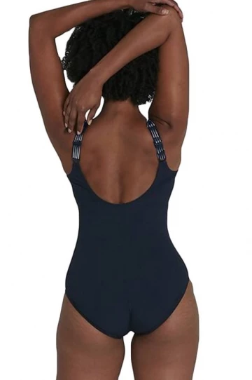 Speedo Luna Lustre One Piece Navy 2 Speedo Luna Lustre One Piece Navy - Image 2