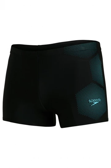 Speedo Mens Tech Placement Aquashort Black 1 Speedo Mens Tech Placement Aquashort Black