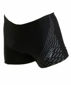 Speedo Mens Medley Logo Aquashort Black