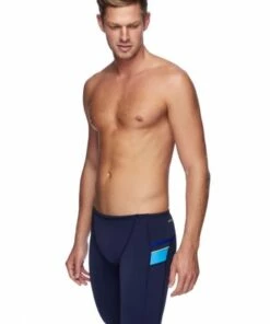Speedo Mens Macca Jammer Navy/Blue -Cheap Swimweargalore Store sp1204c7962.947 speedo mens macca jammer on body