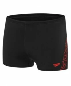 Speedo Mens Boomstar Aquashort Black/Red