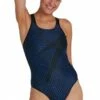 Speedo Boom Logo Racerback One Piece Black