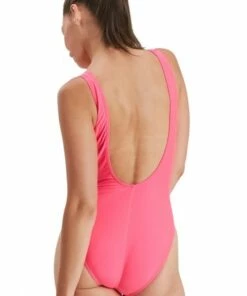 Speedo Logo Deep U-back One Piece Pink 3 Speedo Logo Deep U-back One Piece Pink -Cheap Swimweargalore Store sp12369a657.650 speedo logo deep u back one piece1