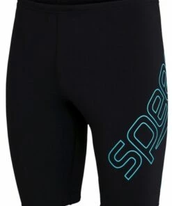 Speedo Mens Boom Logo Placement Jammer Black