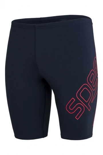 Speedo Mens Boom Logo Placement Jammer Navy 1 Speedo Mens Boom Logo Placement Jammer Navy